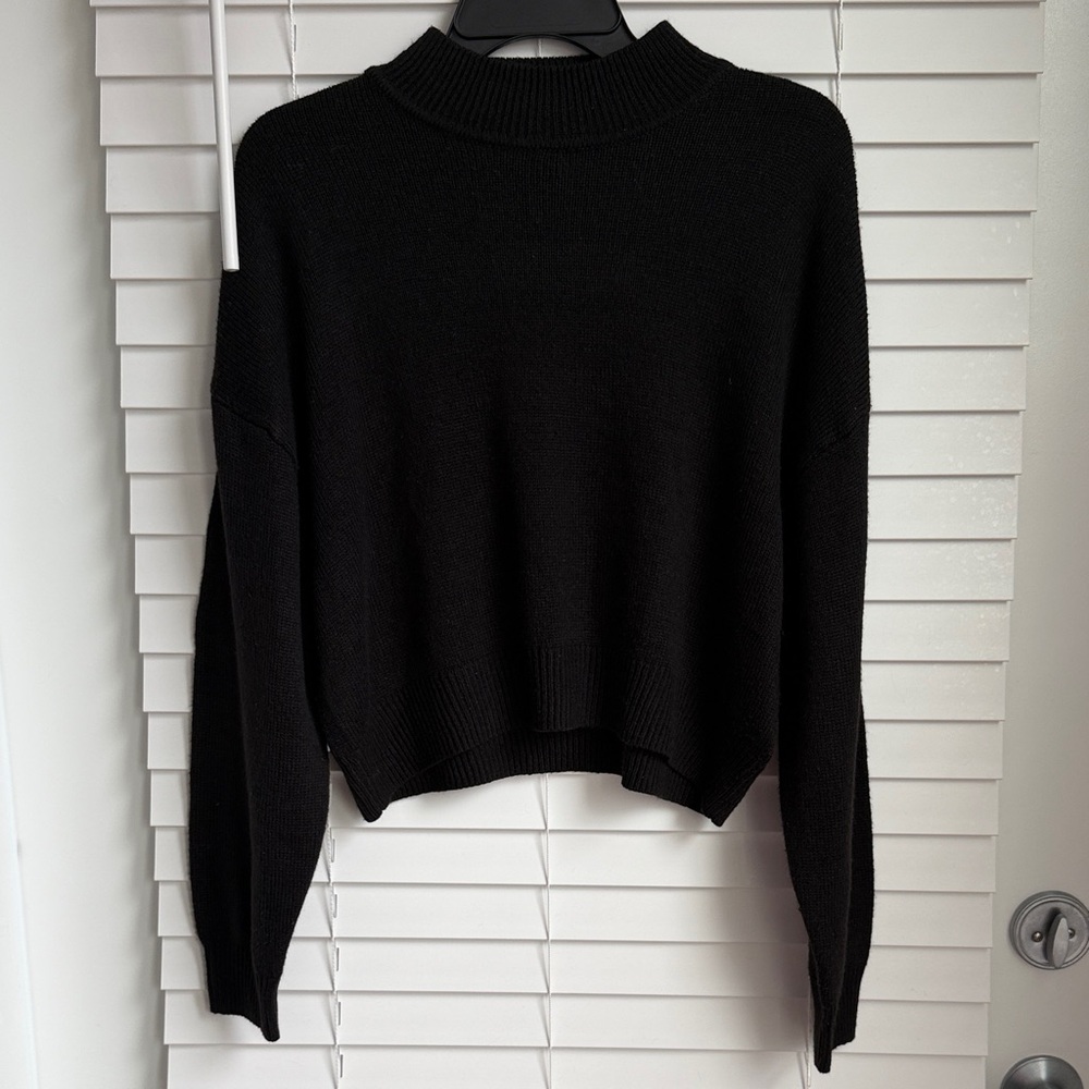 H&M Classic Black Turtleneck Sweater